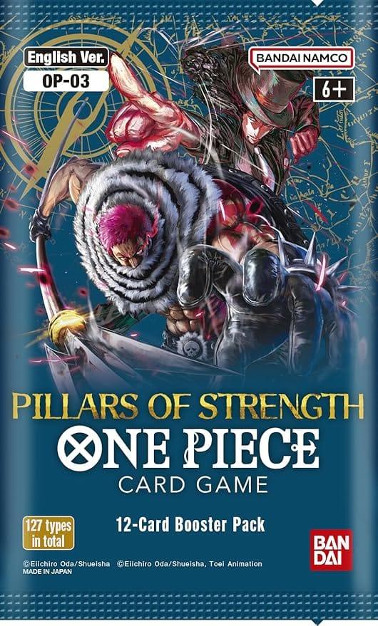 Purple Anime One Piece PILLARS OF STRENGTH booster pack TCG Card Game OP-03