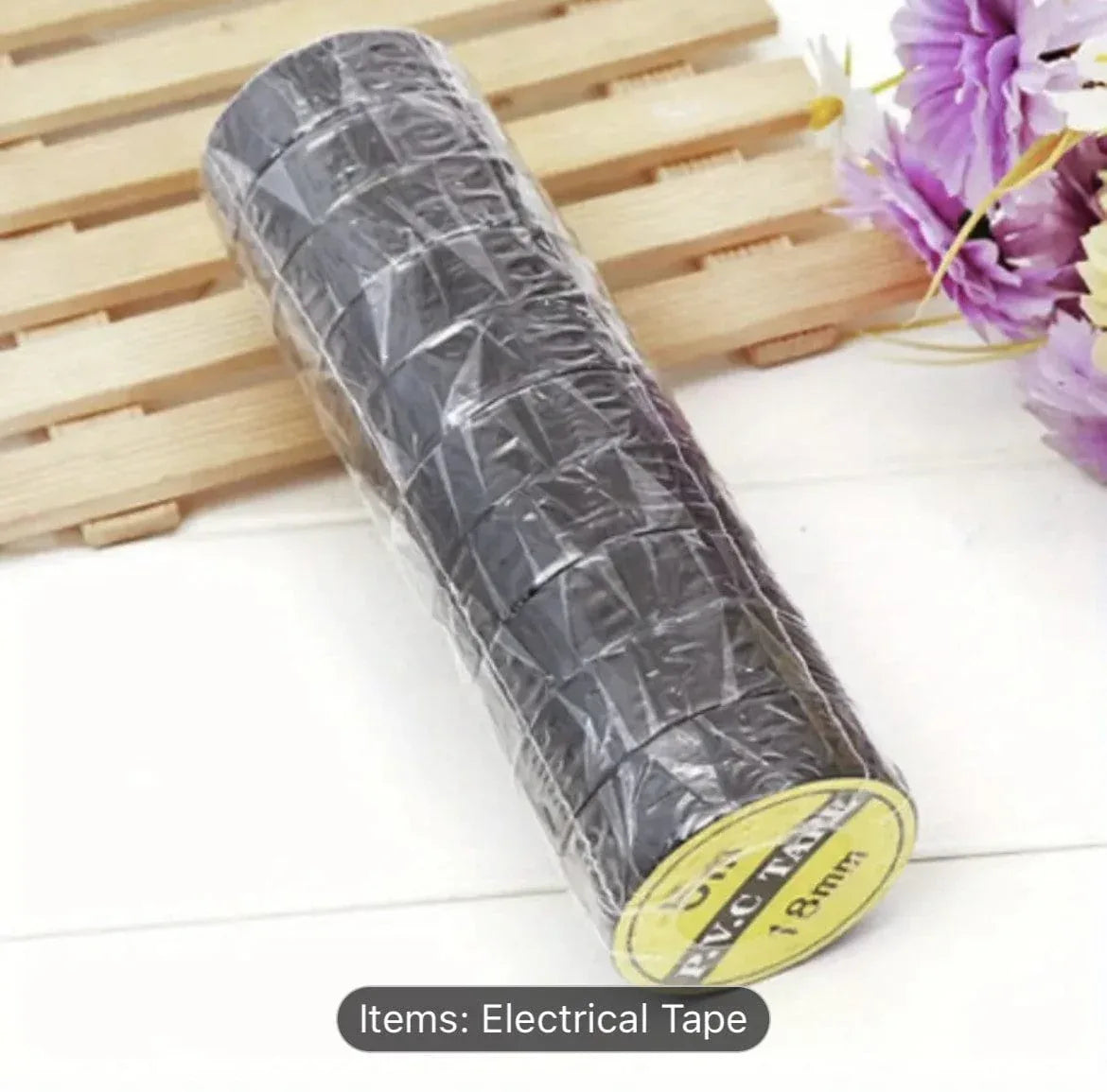 Purple Anime P.V.C electrical tape 18mm/5m - 10 pack