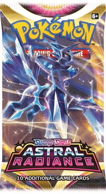 Purple Anime Pokémon Astral Radiance Booster PACK