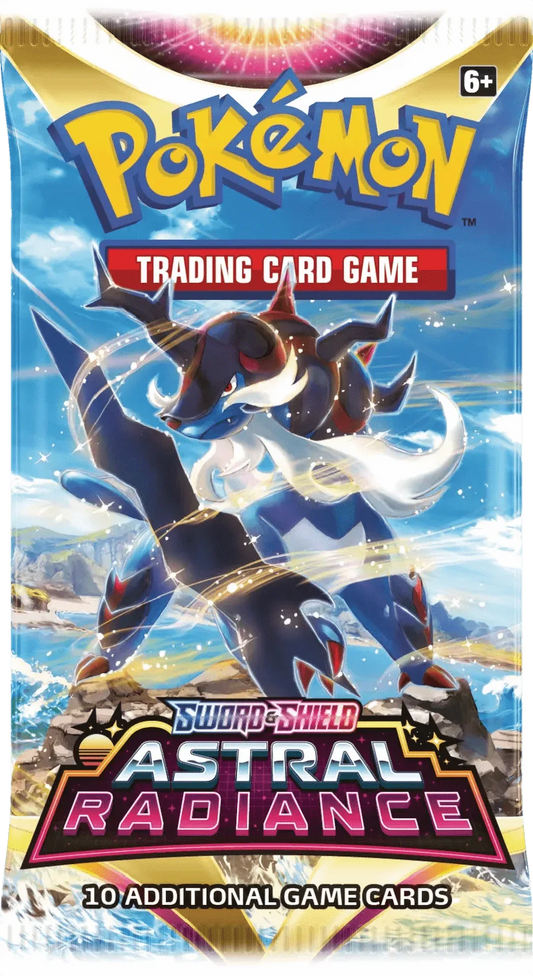 Purple Anime Pokémon Astral Radiance Booster PACK