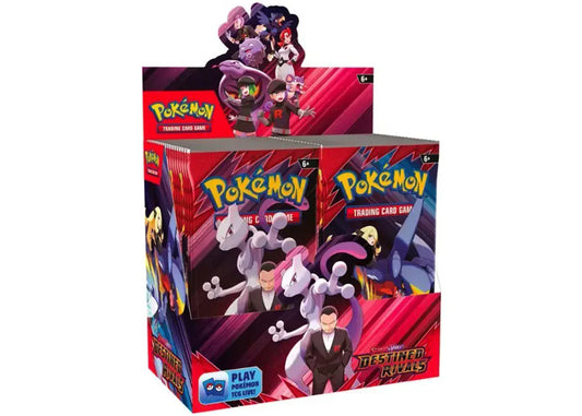 Purple Anime Pokemon TCG Scarlet and Violet - Destined Rivals booster pack