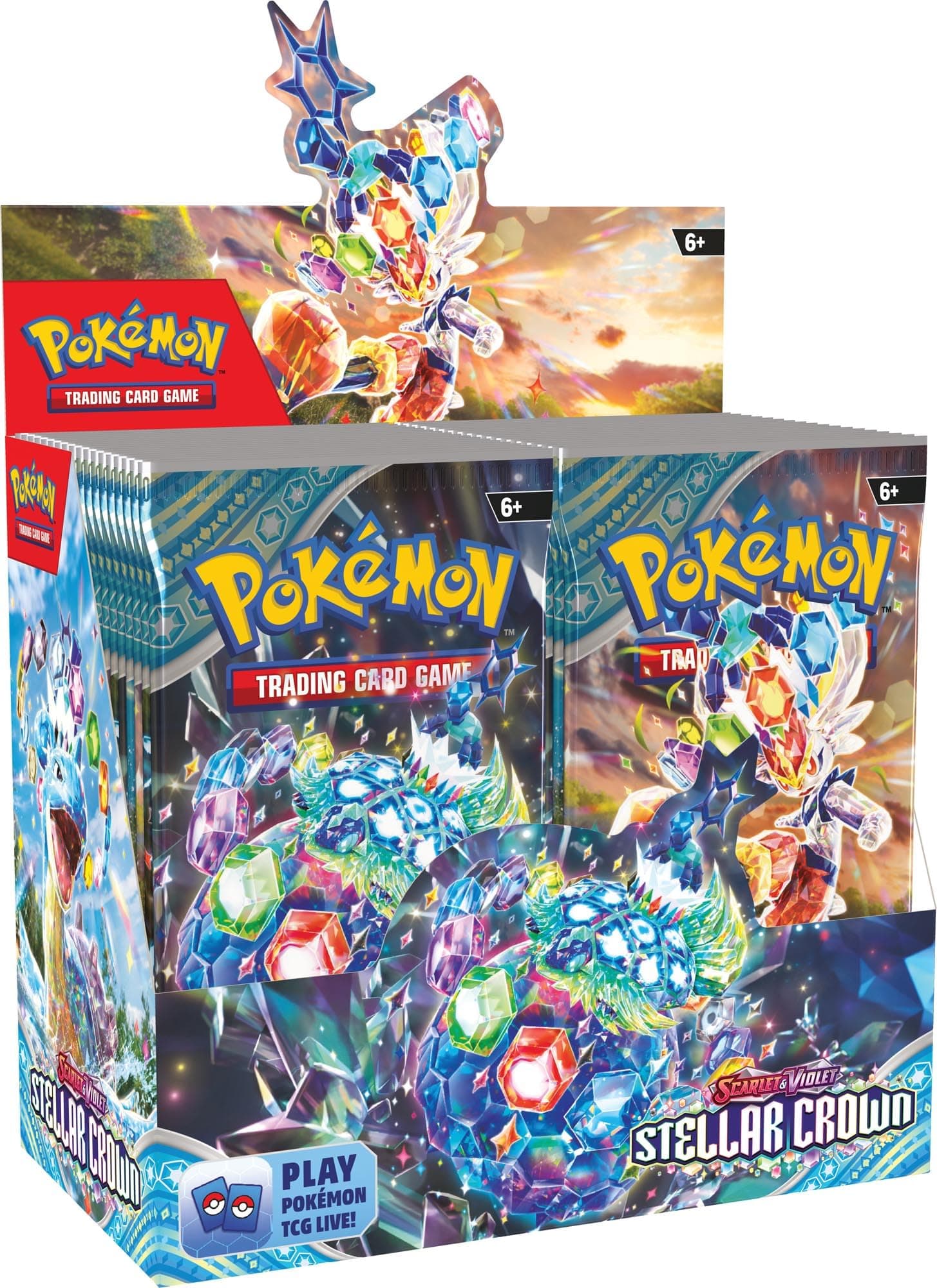 Purple Anime Pokémon TCG Scarlet & Violet – Stellar Crown Booster