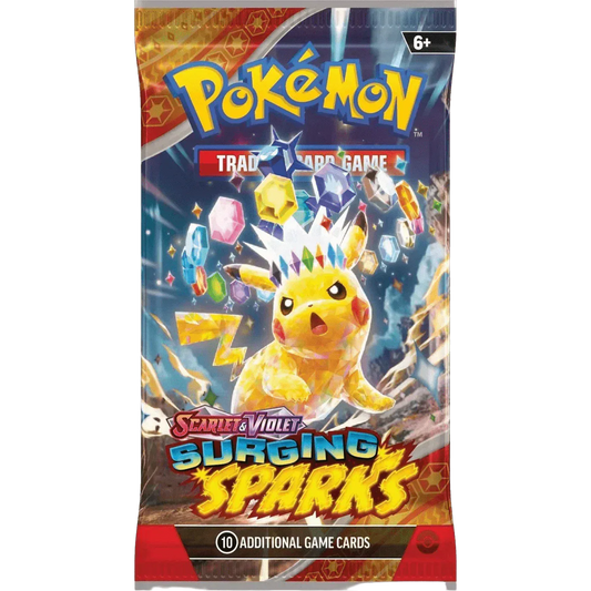 Purple Anime Pokémon TCG Scarlet & Violet – Surging Sparks SV08 Sealed Booster