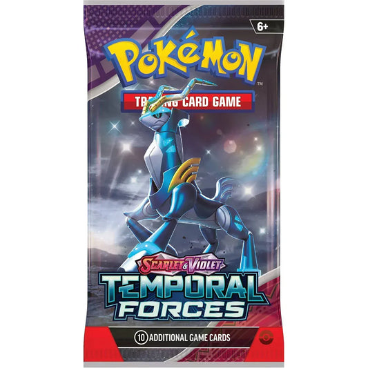 Purple Anime Pokemon TEMPORAL FORCES BOOSTER PACK TCG Trading Card Game