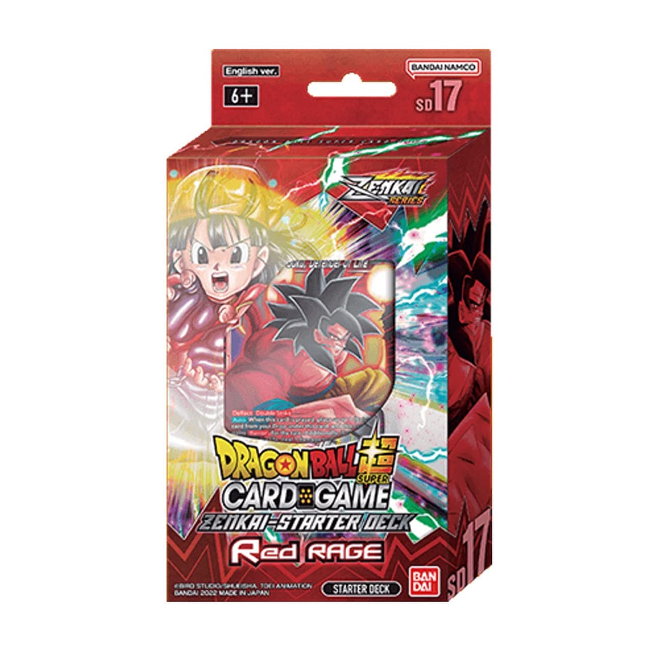 Purple Anime Red Rage Dragon Ball Z leader Starter deck