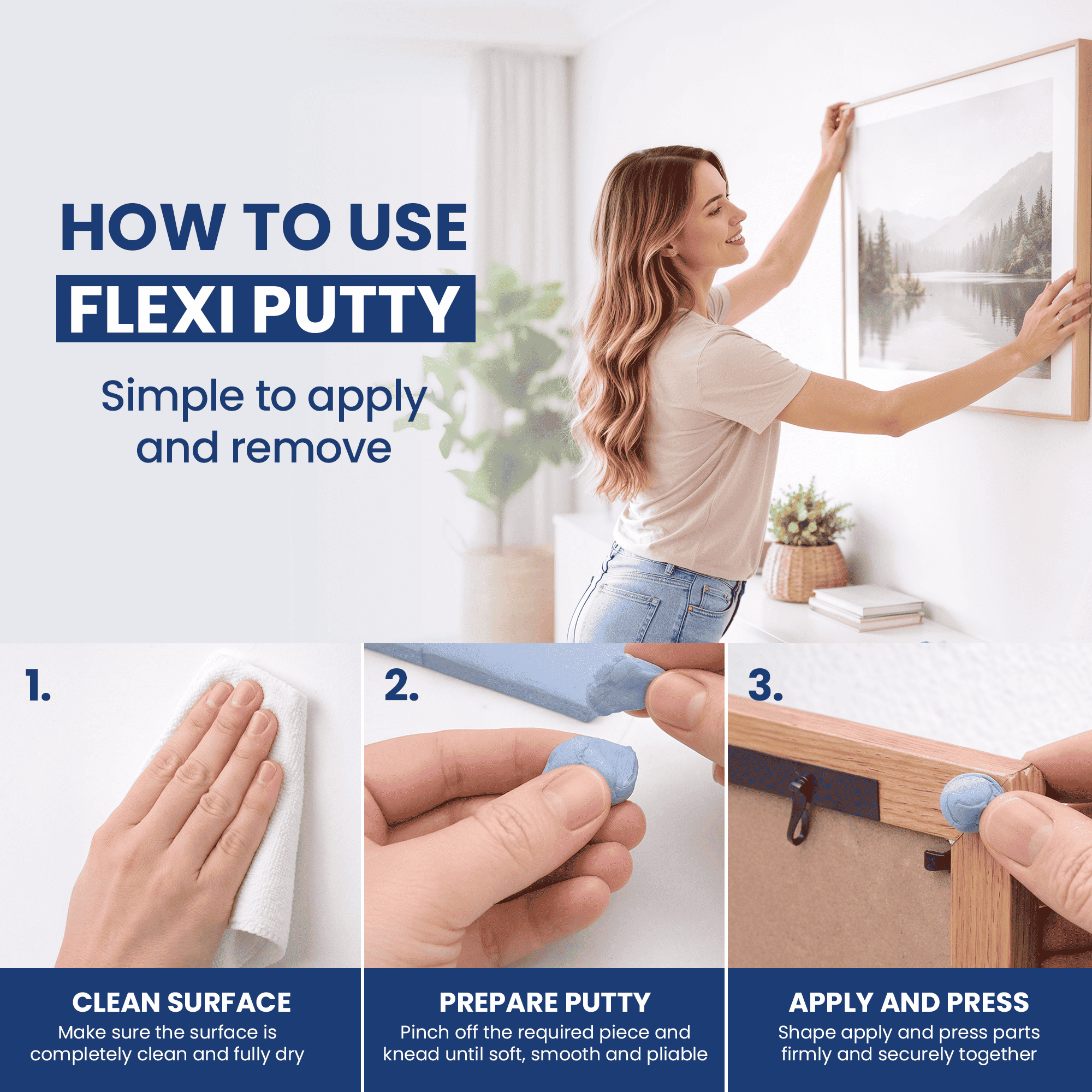 Putty Flexi Putty 75g – Blue Reusable Adhesive for Models & Miniatures 5061001182749