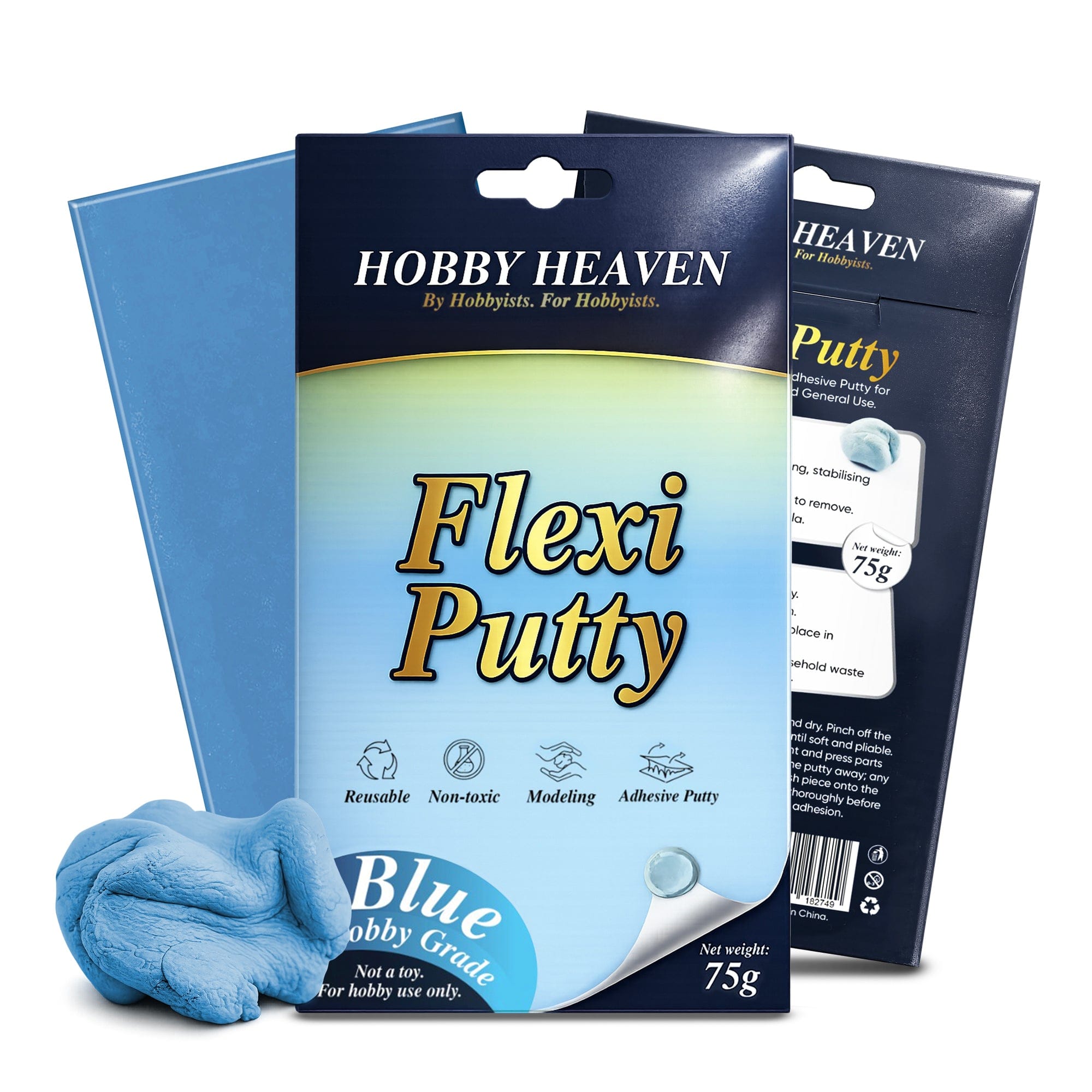 Putty Flexi Putty 75g – Blue Reusable Adhesive for Models & Miniatures 5061001182749