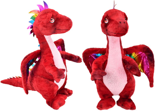 Rooleo 30cm Plush Dragon Rainbow Wings