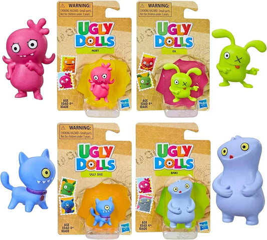 Rooleo All 4 Characters Ugly Dolls Collectible Miniature Figurine