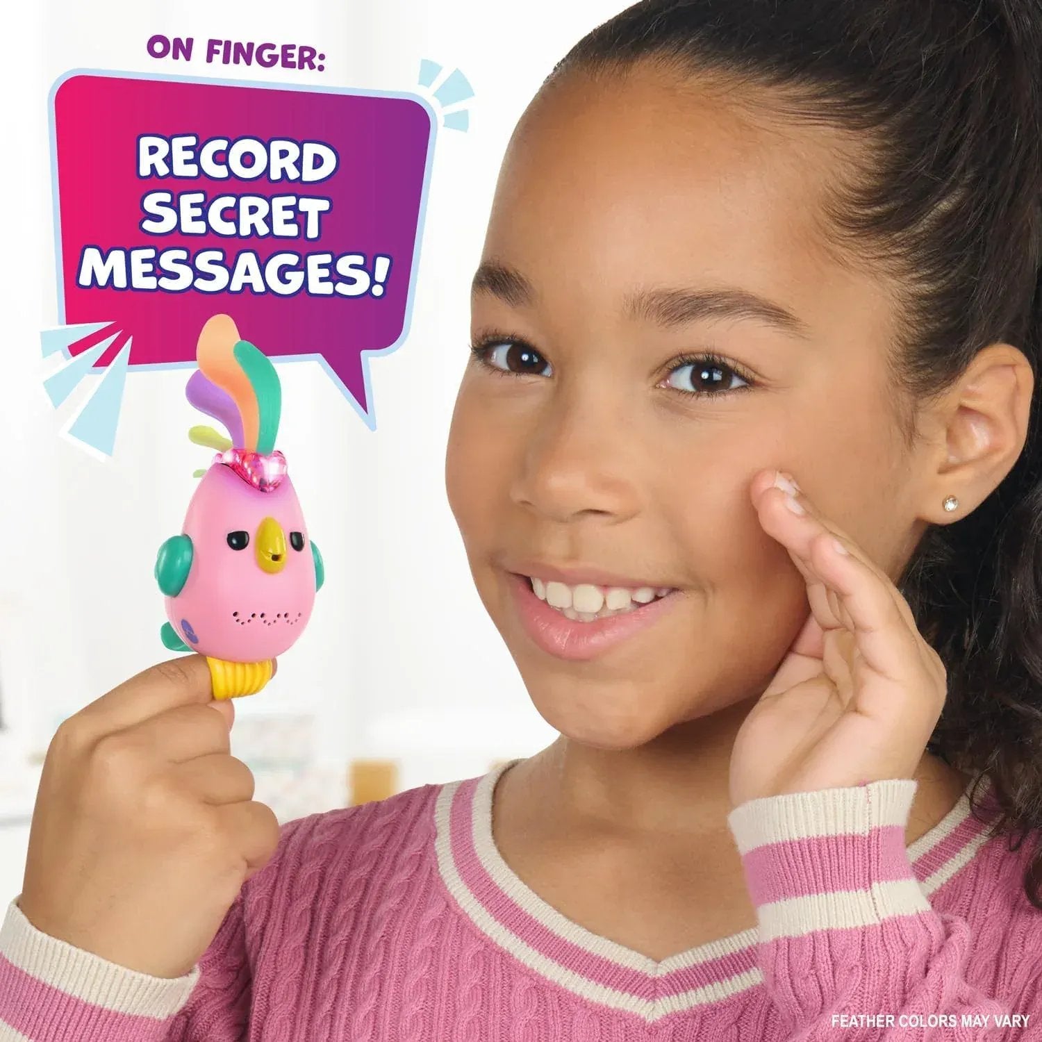 Rooleo Fingerlings Sweet Tweets Interactive Bird: Lionel