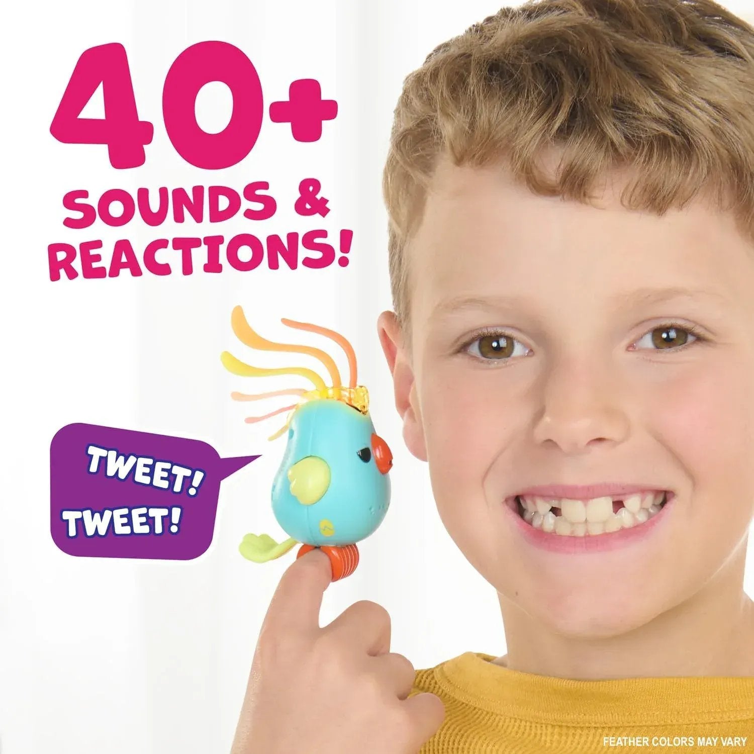 Rooleo Fingerlings Sweet Tweets Interactive Bird: Lionel