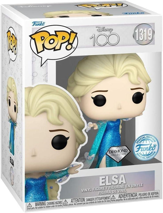 Rooleo Funko Pop! Frozen - Elsa Disney 100th Diamond Glitter Collection