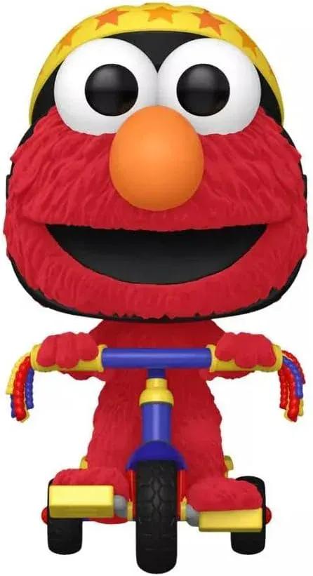 Rooleo Funko POP Rides: Sesame Street Elmo on Trike Flocked