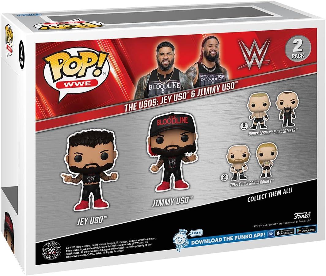 Rooleo Funko POP! WWE: Jey Uso - (Uso Bros) Brothers 2PK