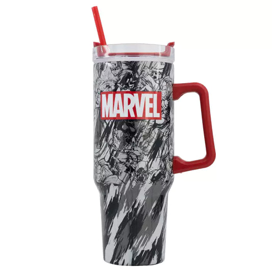Rooleo Marvel Pattern Young Adult DW Insulated Stainless Steel XXL Rambler Mug