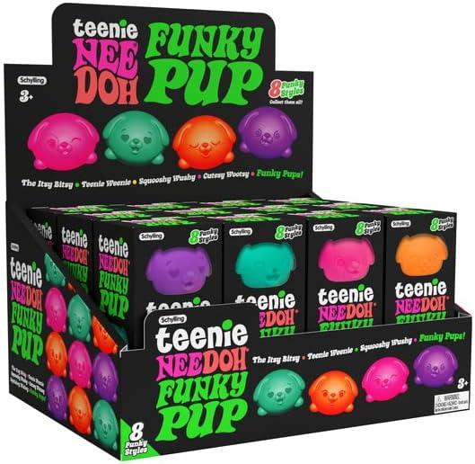 Rooleo NeeDoh Teenie Funky Pup (3 Pack)
