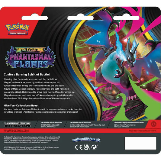 Rooleo Pokemon TCG: Mega Evolution Phantasmal Flames - 3 Pack