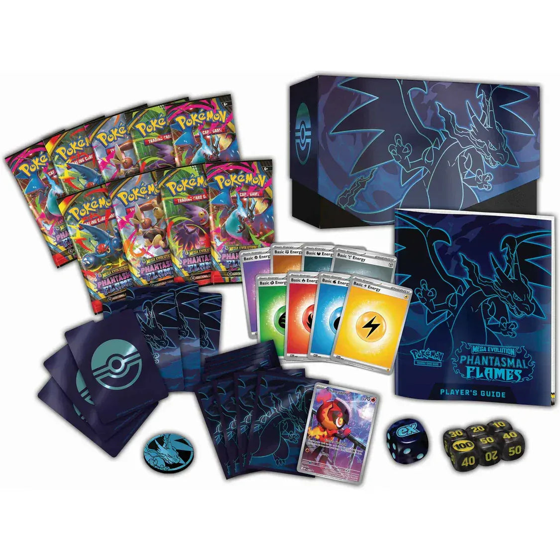 Rooleo Pokemon TCG: Mega Evolution Phantasmal Flames - Elite Trainer Box