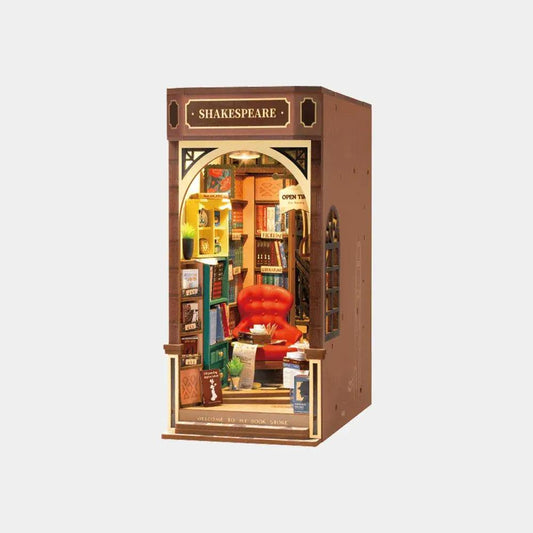 Rooleo Rolife Shakespeare Bookstore Book Nook Model Kit