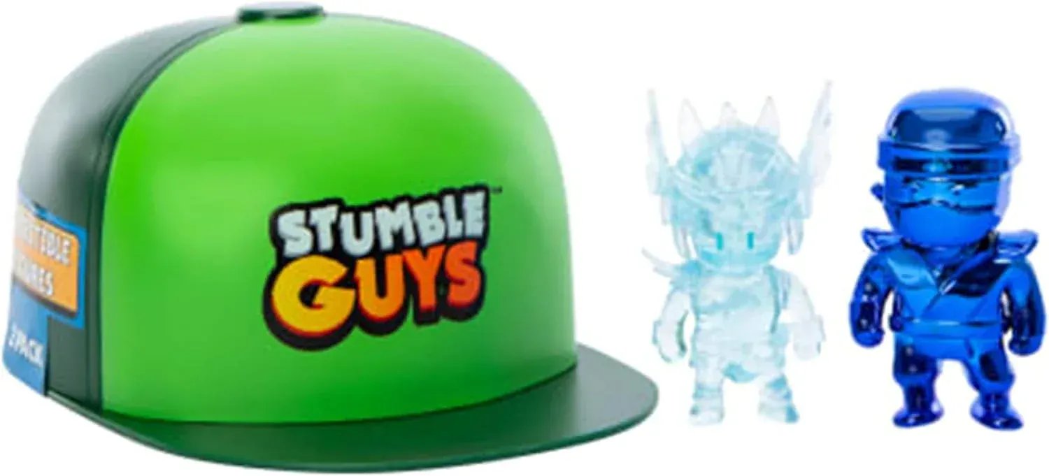 Rooleo Stumble Guys Hat with 2 Articulated Figures