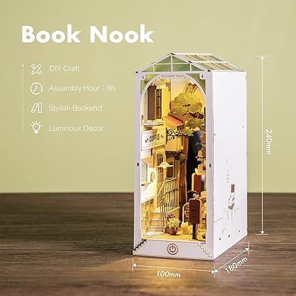 Rooleo Sunshine Town 3D Book Nook Wooden Puzzle TGB02