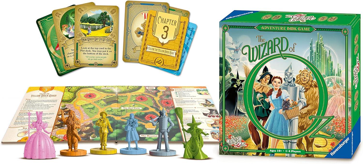 Rooleo The Wizard of Oz Adventure Book - Family Strategy Board Game