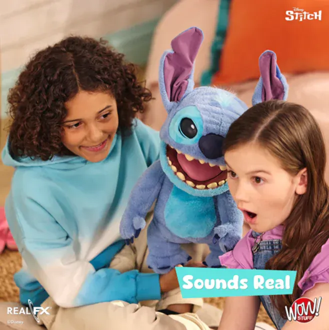 Rooleo Wow Stuff Real FX Disney Stitch Animatronic Toy Lilo & Stitch
