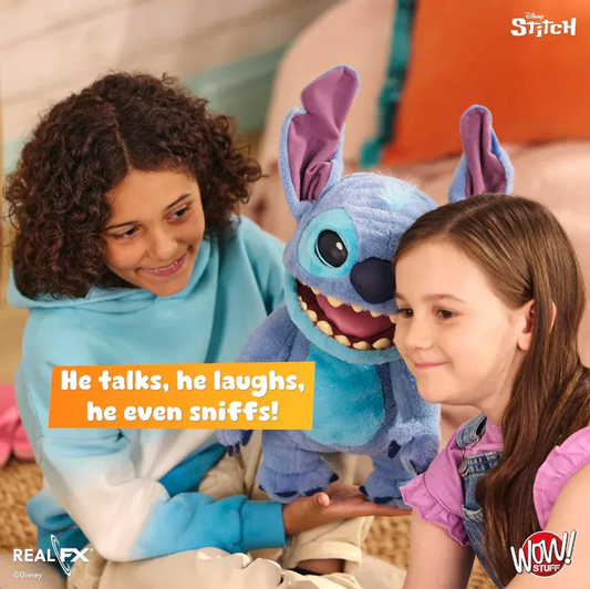 Rooleo Wow Stuff Real FX Disney Stitch Animatronic Toy Lilo & Stitch