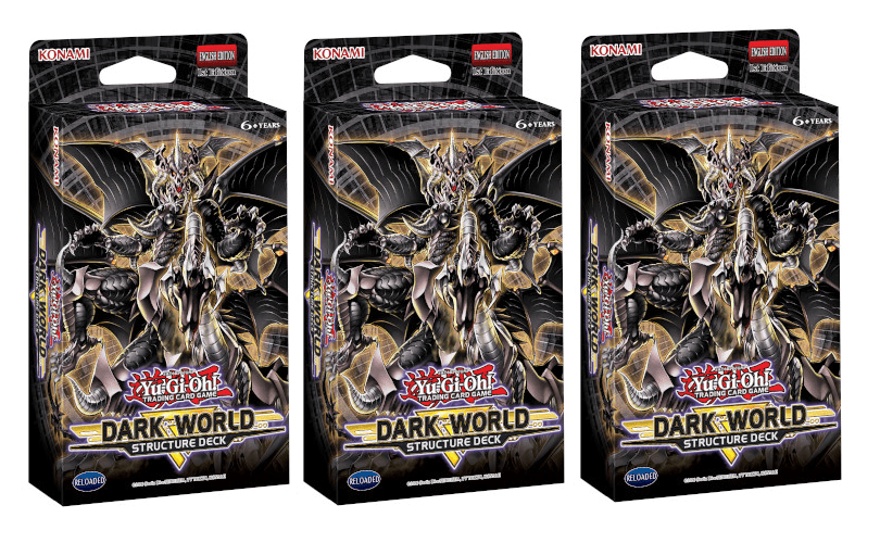 Yugioh Sealed 3x Yu-Gi-Oh! - Dark World Structure Deck BUNDLE 4012927948712