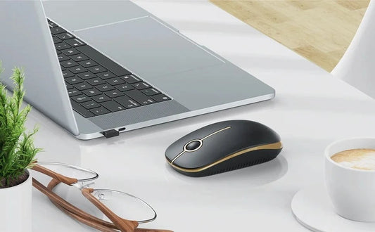Seenda Silent Wireless Mouse with 1600 DPI Precision - Purple Anime