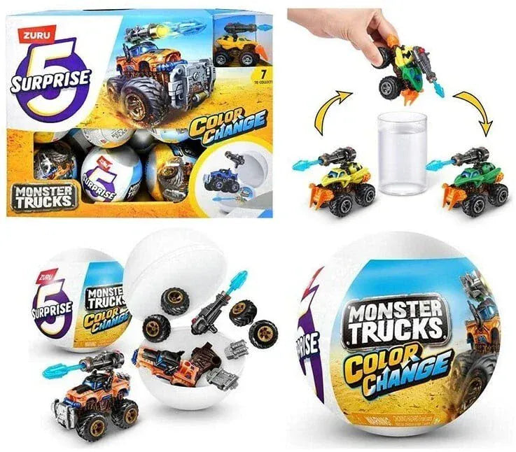 Snaps 5 Surprise Surprise Ball 9cm Monster Truck Series