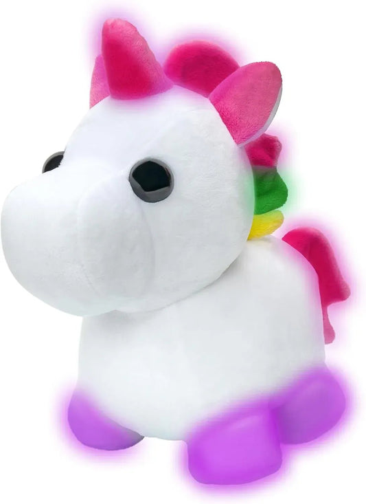 Snaps Adopt Me! Neon Unicorn Light-Up Plush