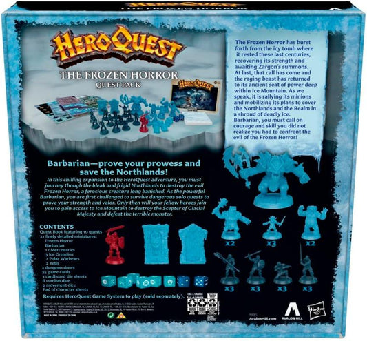 Snaps Avalon Hill HeroQuest The Frozen Horror Quest Pack