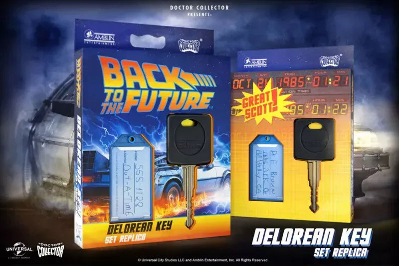 Snaps Back To The Future Delorean Key