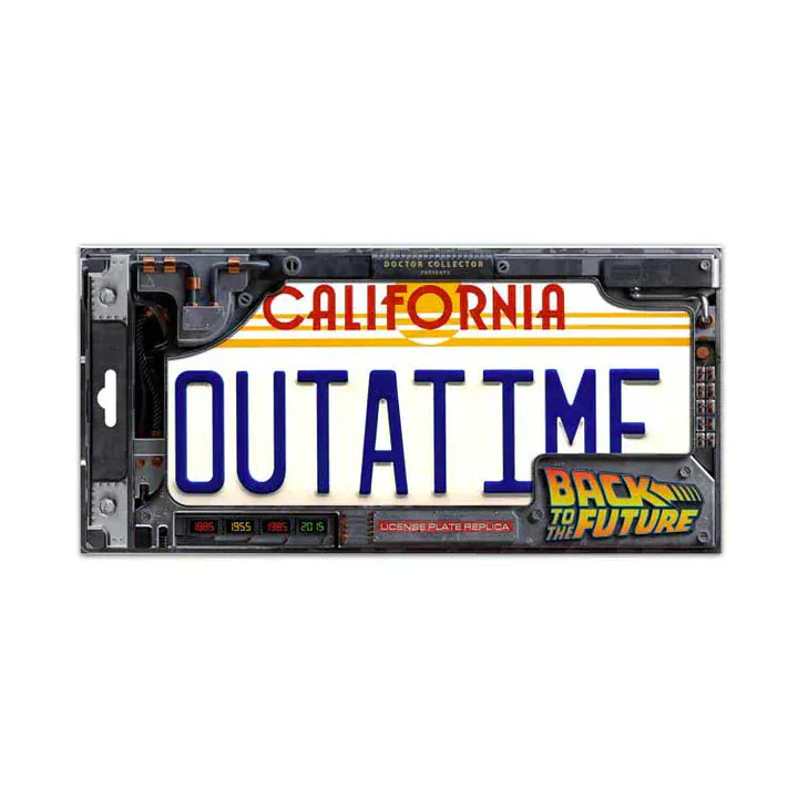 Snaps Back To The Future Outatime License Plate