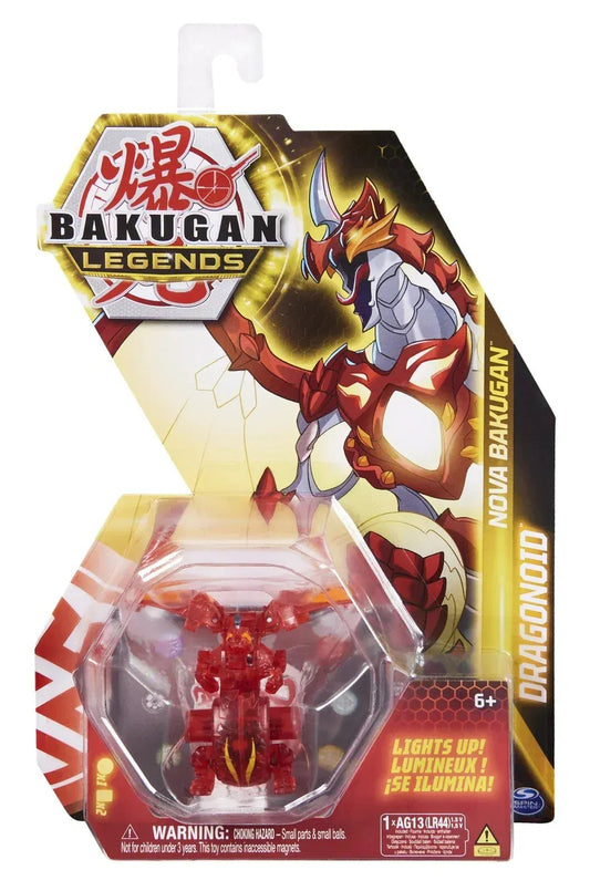 Snaps Bakugan Legends - Light-Up Collectable Action Figure with Trading Card