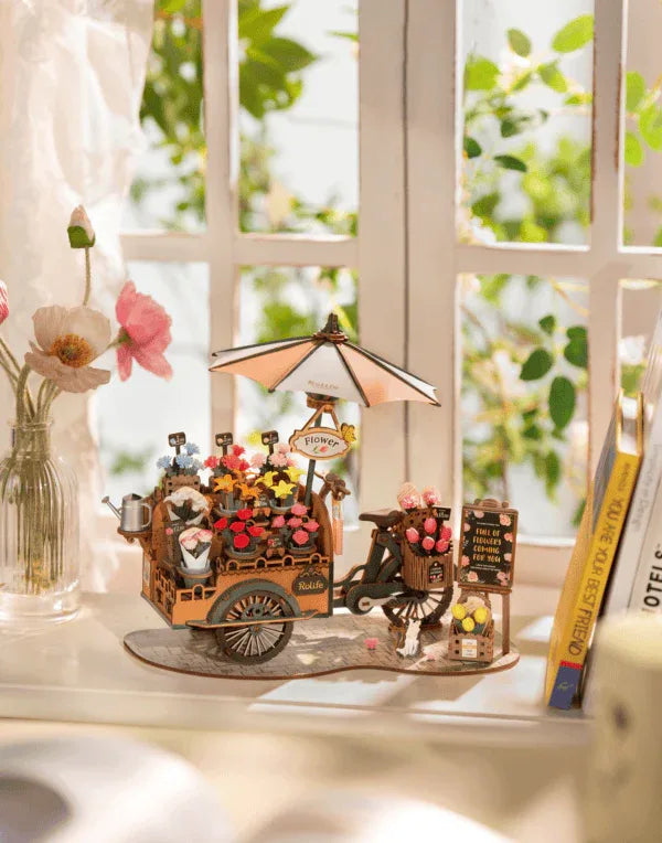 Snaps Blossom Cart 3D Wooden Puzzle