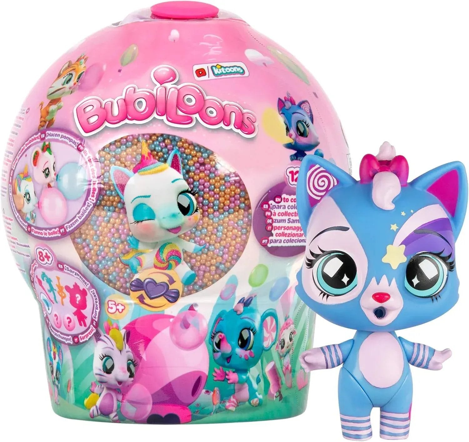 Snaps Bubiloons Animals Balloon Candy Capsule