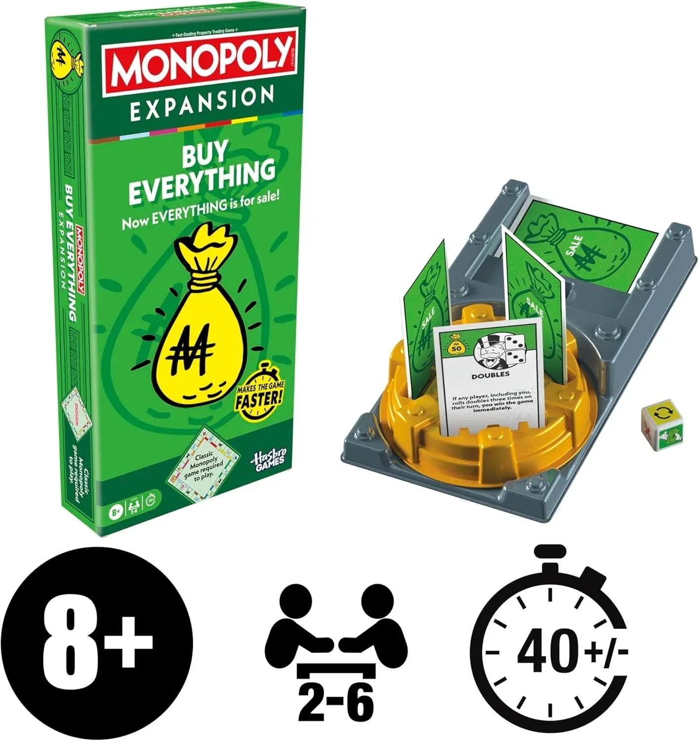 Snaps Buy Everything Expansion Pack Monopoly Classic & Expansions