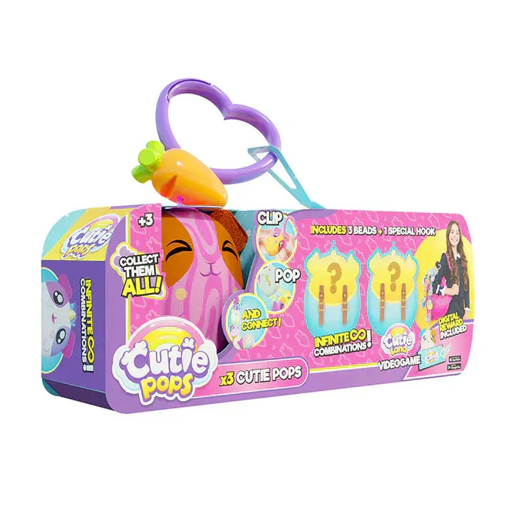 Snaps Cutie Pops 3-Pack - Surprise Mini Plush - Cutie Land