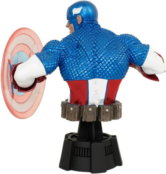 Snaps Diamond-Bust Marvel Captain America Holo Shield SDCC23