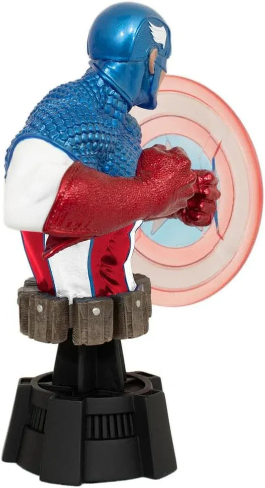 Snaps Diamond-Bust Marvel Captain America Holo Shield SDCC23