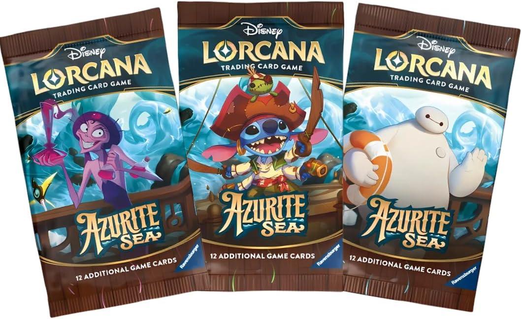 Snaps Disney Lorcana TCG Azurite Sea Set 6 - Booster Pack