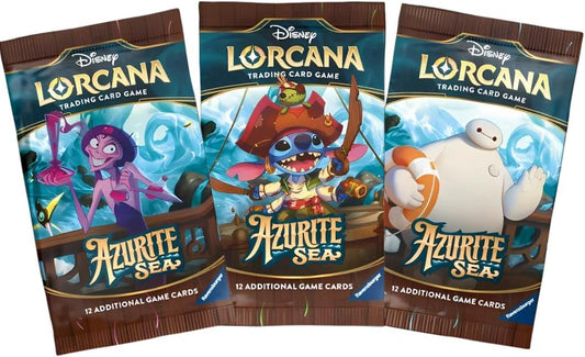 Snaps Disney Lorcana TCG Azurite Sea Set 6 - Booster Pack