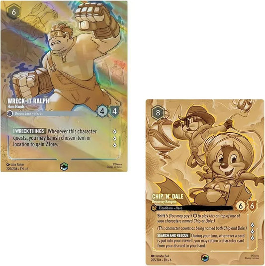 Snaps Disney Lorcana TCG Azurite Sea Set 6 - Booster Pack