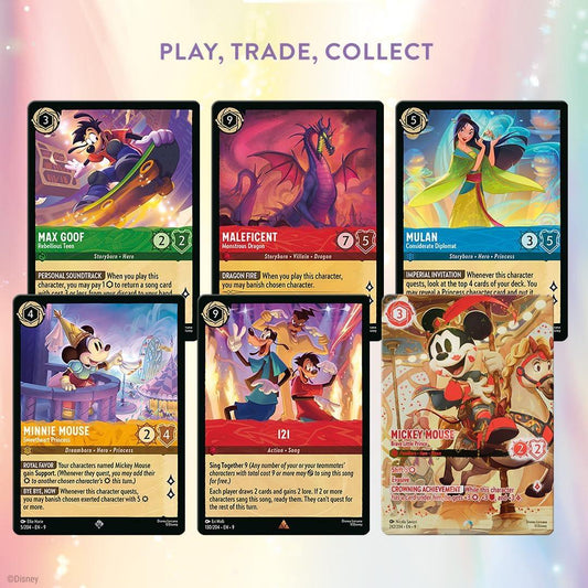 Snaps Disney Lorcana Trading Card Game - Fabled Booster Pack Display (24) - Set 9