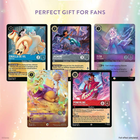 Snaps Disney Lorcana Trading Card Game - Fabled Booster Pack Display (24) - Set 9