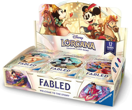 Snaps Disney Lorcana Trading Card Game - Fabled Booster Pack Display (24) - Set 9
