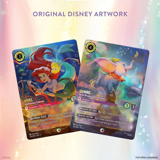 Snaps Disney Lorcana Trading Card Game - Fabled Booster Pack Display (24) - Set 9