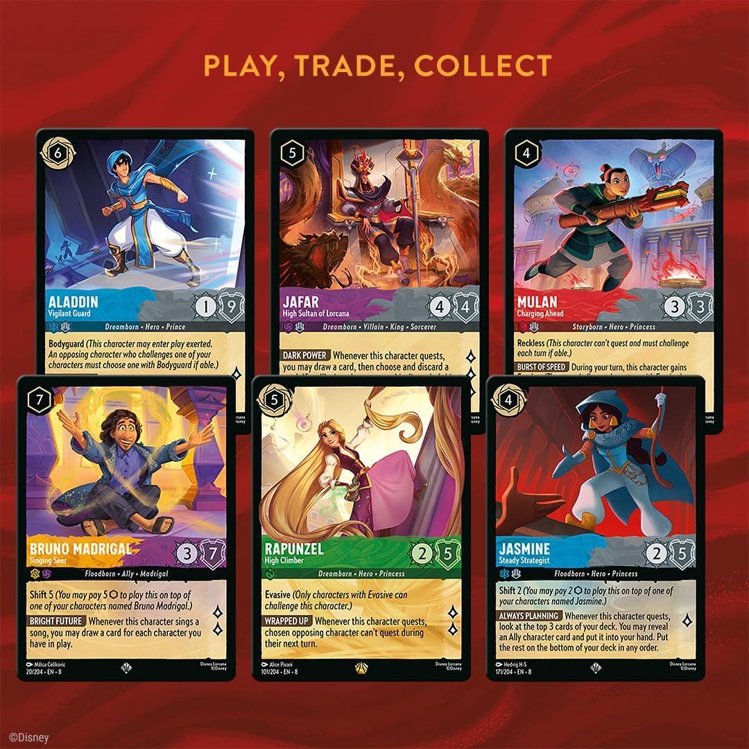 Snaps Disney Lorcana Trading Card Game - Reign of Jafar Illumineer's Trove Set - Set 8